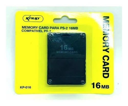10 Memory Card Para Ps-2 16mb Knup Kp-016 Atacado