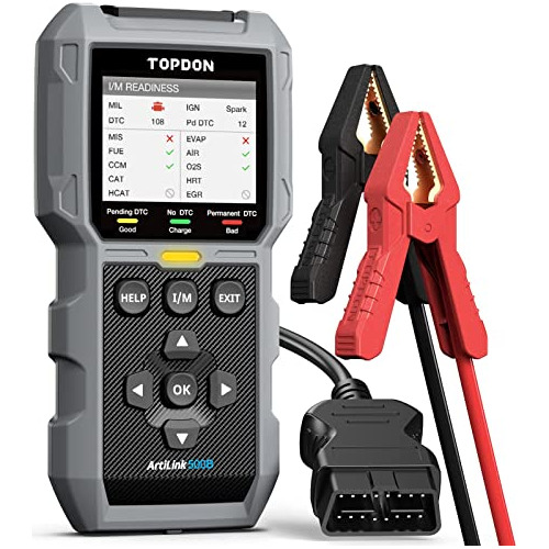 Topdon Al500b Escáner Obd2 Y Probador De Batería 2 1,...