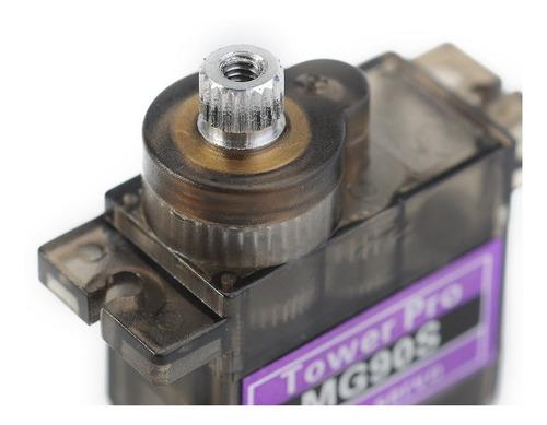 Pack 10pcs Mini Servo Motor 9g Engranaje Metálico Mg90s
