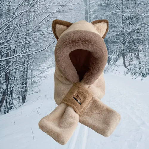 Gorro De Animales De Peluche, Gorro Suave Y Novedoso,