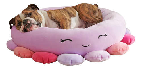 Squishmallows Cama Para Mascotas Beula Octopus De 20 Pulgad.