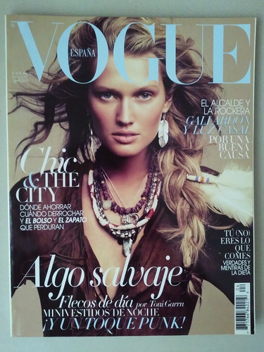 Revista Vogue España Spain Abril 2011.