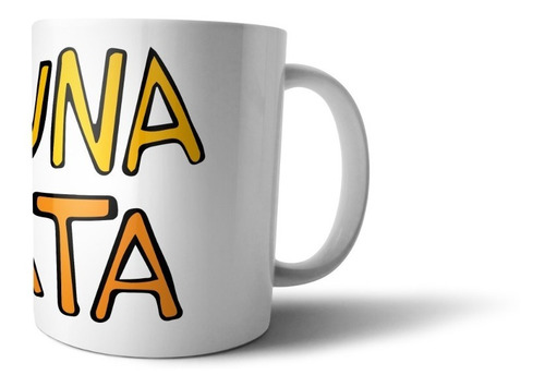 Taza Sublimada Hakuna Matata Frase Película Rey León