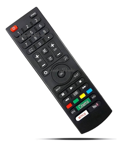 Control Remoto Para Sharp Smart Tv En2c28s Aquos 4k Kuhdx