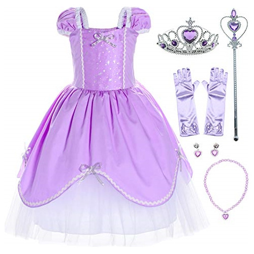 Disfraz De Princesa  Para Niñas Pequeñas Talla 3-4t