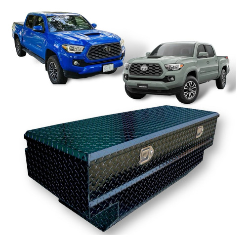 Caja Herramientas Toyota Tacoma 2020-2024 Negra C/resaques