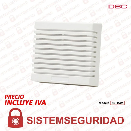 Sirena Potente 20w 30w Alarmas Incendio Cercas 2tonos Teclam