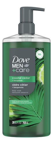 Sabonete Líquido Dove Men + Care Coastal Cedar Rebuild Skin