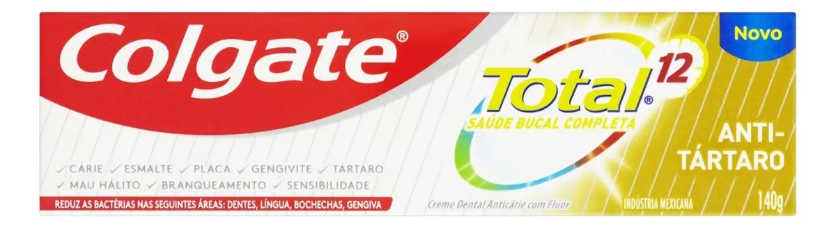 Pasta De Dentes Colgate Total 12 Creme Dental Total 140g