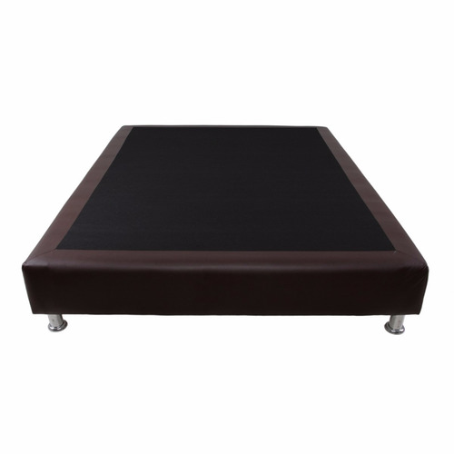 Imagen 2 de 4 de Base Cama Café Basic 1,40 X 0,95 X 0,20