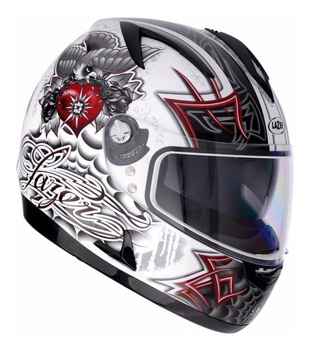 Casco Moto Integral Oferta Lazer Breva Venom Rojo Avant Moto