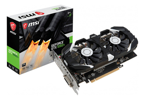 Placa De Video Nvidia Msi Geforce Gtx 1050ti Oc Dual Fan 4gb