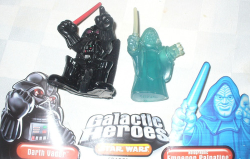 Star Wars Galactic Heroes Darth Vader & Holographic Palpatin (Usado)