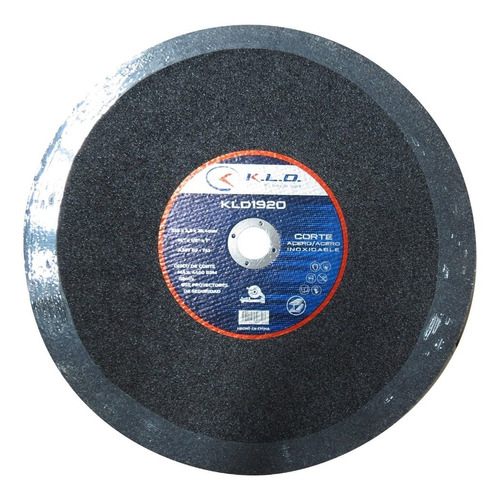 Disco De Corte Sierra Sensitiva 355mm Kld Metal Grosor 3,2mm Color Negro