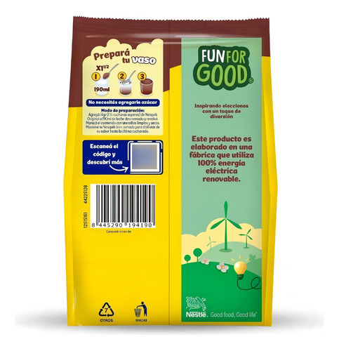 Cacao en polvo Nesquik Nestlé 800g