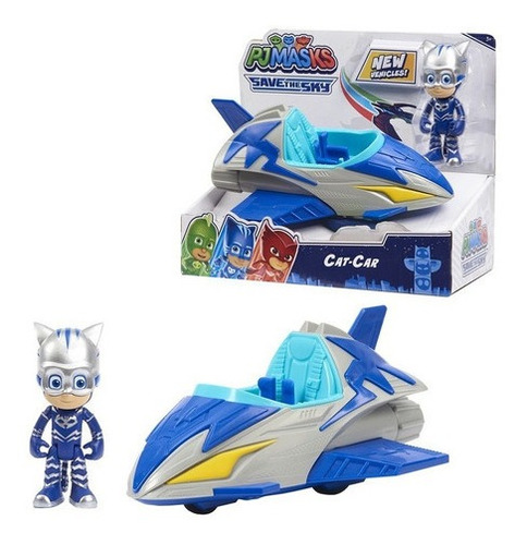 Figura De Acción Ruz Pj Masks Save The Sky Cat - Car