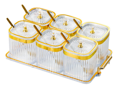 Caja De Condimentos, Botes De Condimentos, Tarros De Claro