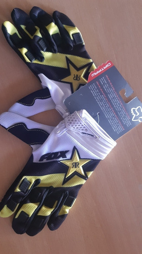 Guantes Fox 360 Gloves Motocross Negro Y Amarillo