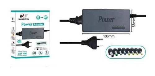 Imagen 4 de 4 de Cargador Universal De Computadora Portátil +8 Entradas