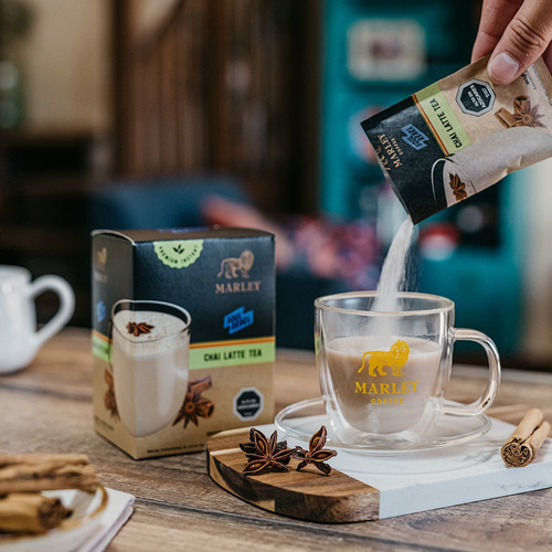 Imagen 5 de 6 de Soul Rebel Chai Latte Tea · Marley Coffee