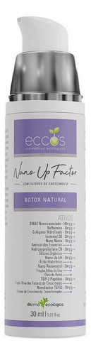Nano Up Factor 30ml Eccos Dmae Fatores De Crescimento Botox