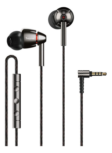Auriculares 1more Quad Driver Hi-res High Fidelity Plateado/