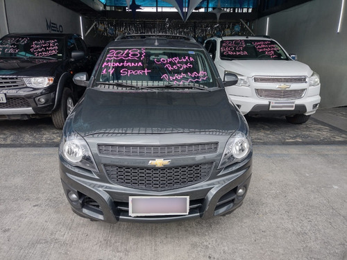 Imagem 9 de 10 de Gm Montana Sport 1.4 Manual Flex 2018, Completa, Pneus Novos