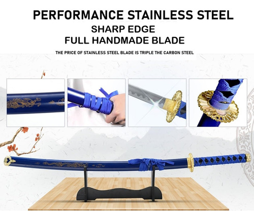 Katana Sharp Castle Se-010.bk Acero Inoxidable 1.09kg