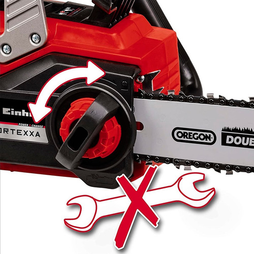 Imagen 2 de 9 de Motosierra Inalambrica Brushless 30cm Einhell Bateria 4 Amp
