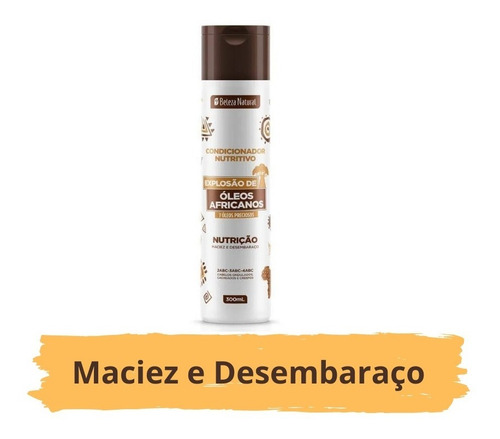 Kit Tratamento P Cabelo Cacheado Ressecado Óleos Africanos