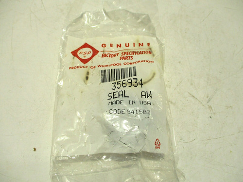 New Genuine Oem Whirlpool 356934 Washer Shaft Seal Ggx