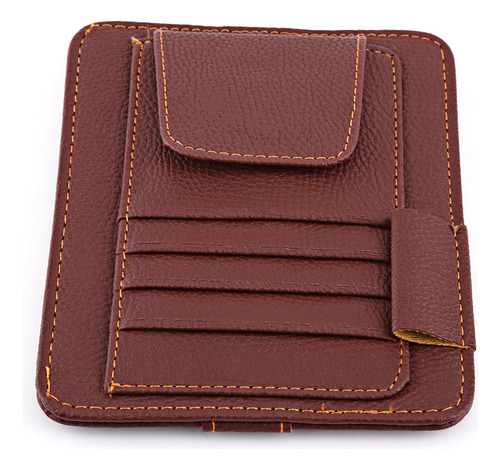 Funda Para Visera De Coche, Color Marrón, Organizadora Solar