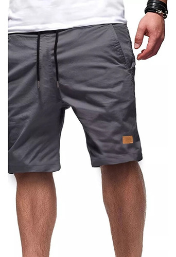 Pantalones Cortos Tipo Cargo De Camuflaje Con MĂșltiples Bols