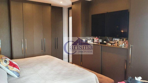 Imagem 8 de 28 de Apartamento Com 3 Dormitórios, Sendo 1 Suíte, Para Alugar, 120 M² Por R$ 6.000/mês - Campestre - Santo André/sp - Ap3931
