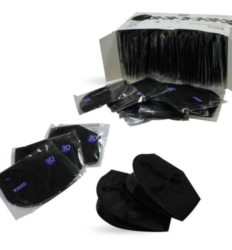 Cubrebocas Kn95 50 Piezas Tapabocas 5 Capas Reutilizable