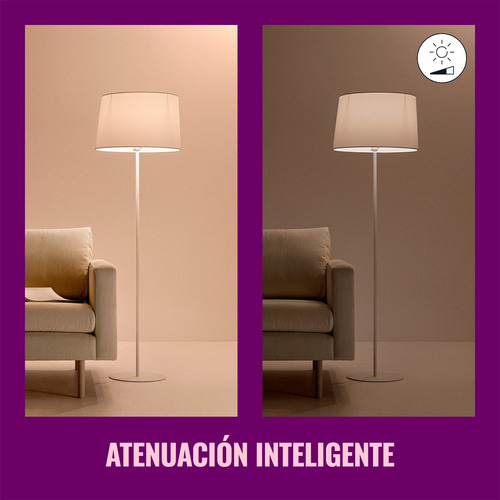 Imagen 7 de 8 de Lampara Inteligente Wifi Wiz Hero Color 12w