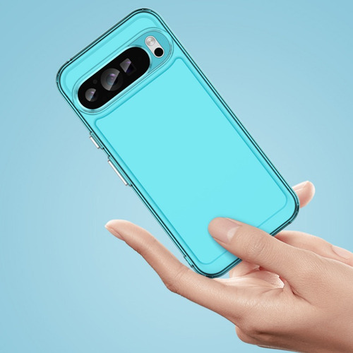 Funda Para Google Pixel 9 Pro Xl Silicona Transparente+mica