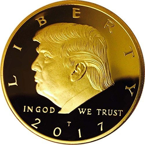 Moneda De Oro Donald Trump 2017, Moneda Coleccionable Chapad