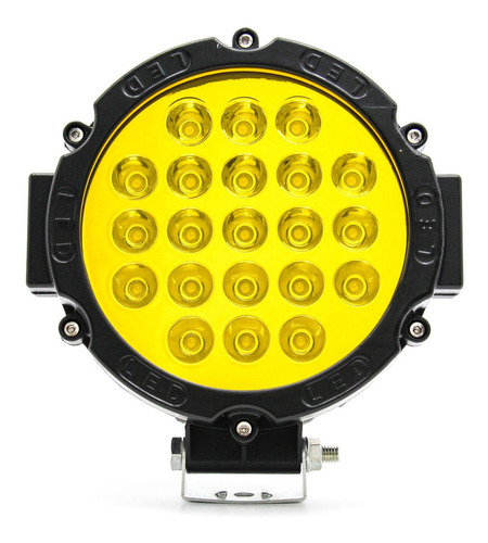 Faro Luz Led  21 Led Ámbar 12/24 63 Watts Auto Camioneta Bus