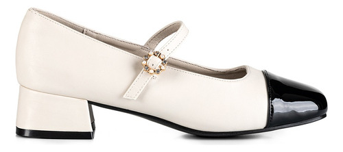 Zapatos Mujer Mary Jane Elegante Clásico Charol Perlas Weide