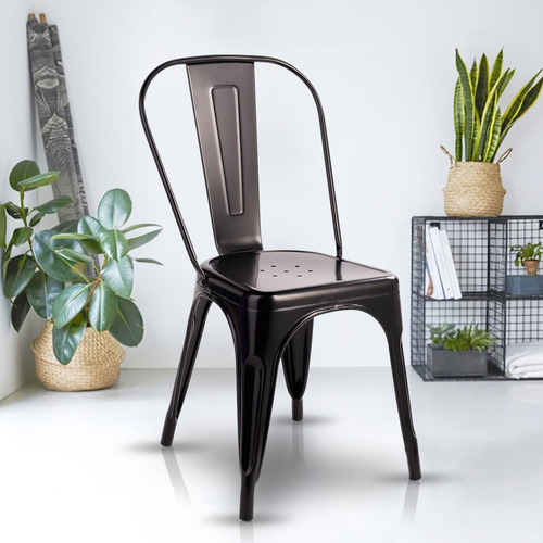 Silla De Bar Metal Tolix