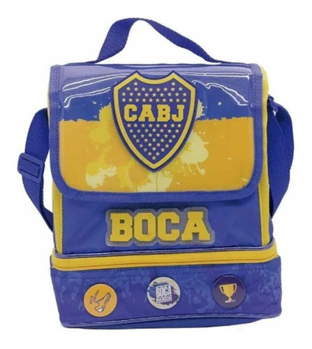 Lunchera Termica Boca Juniors Cresko Color Azul