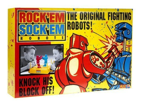 Juego Mattel Rock Em Sock Em New Robots Para Niños Mayores D