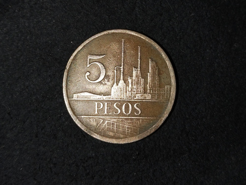 Moneda 5 Pesos Colombianos Año 1981