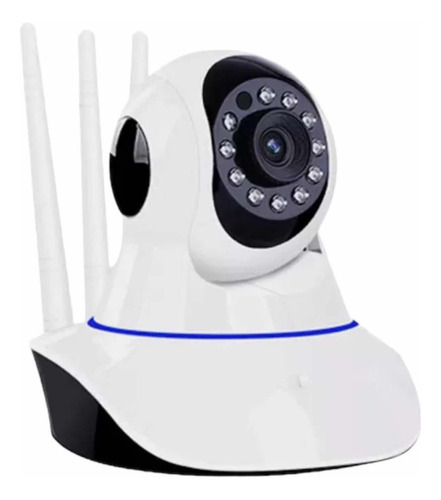 Cámara De Seguridad Wifi Robótica Visión Noctur Color Blanco