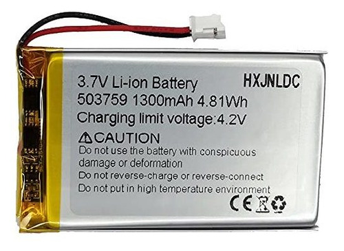 Dc 3 7v 1300mah 503759 Li Reemplazo De La Batería De P...