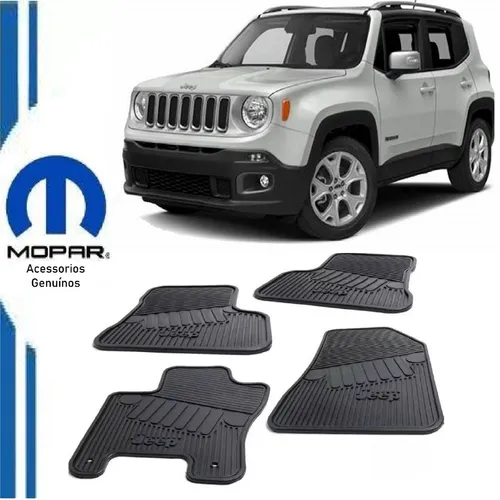 Tapete Borracha Jeep Renegade Moab 2021 Original Mopar