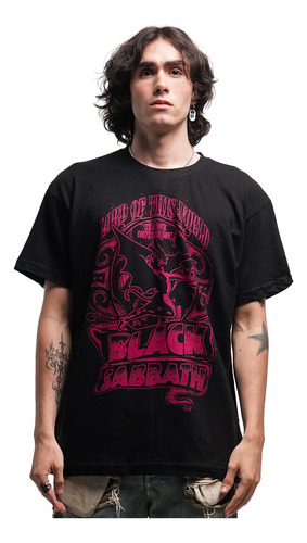 Camiseta Black Sabbath Purple Confessor Demon Rock Activity