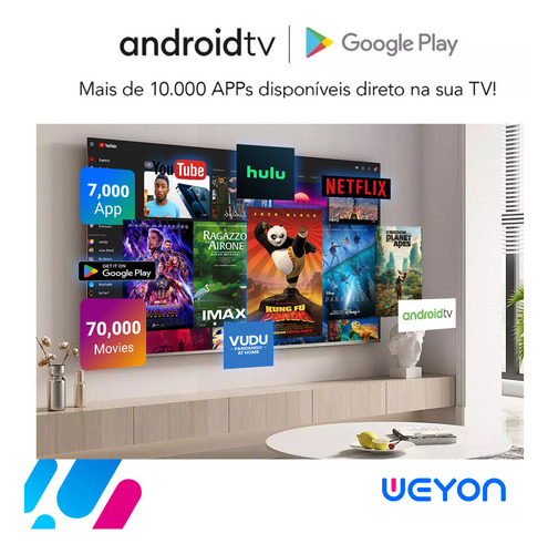 Smart Tv 43'' Full Hd Weyon 43wdsnbx Wi-fi Android 14