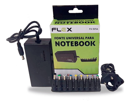 Fonte Carregador Universal Para Notebook 100w 9 Conectores